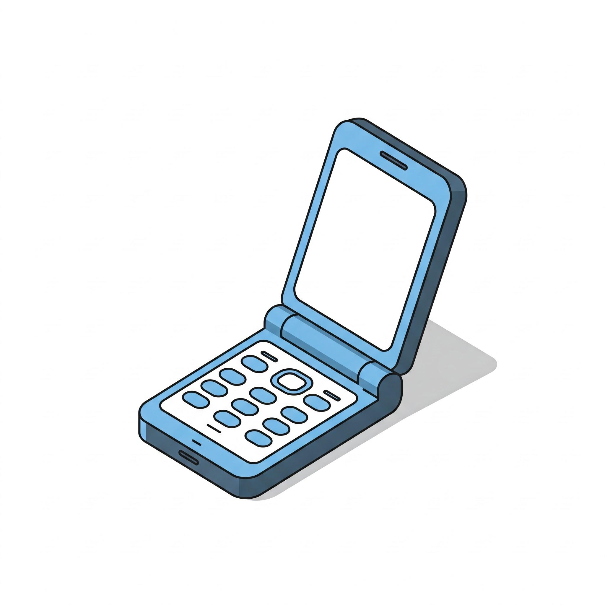 ガラケーのイメージイラスト